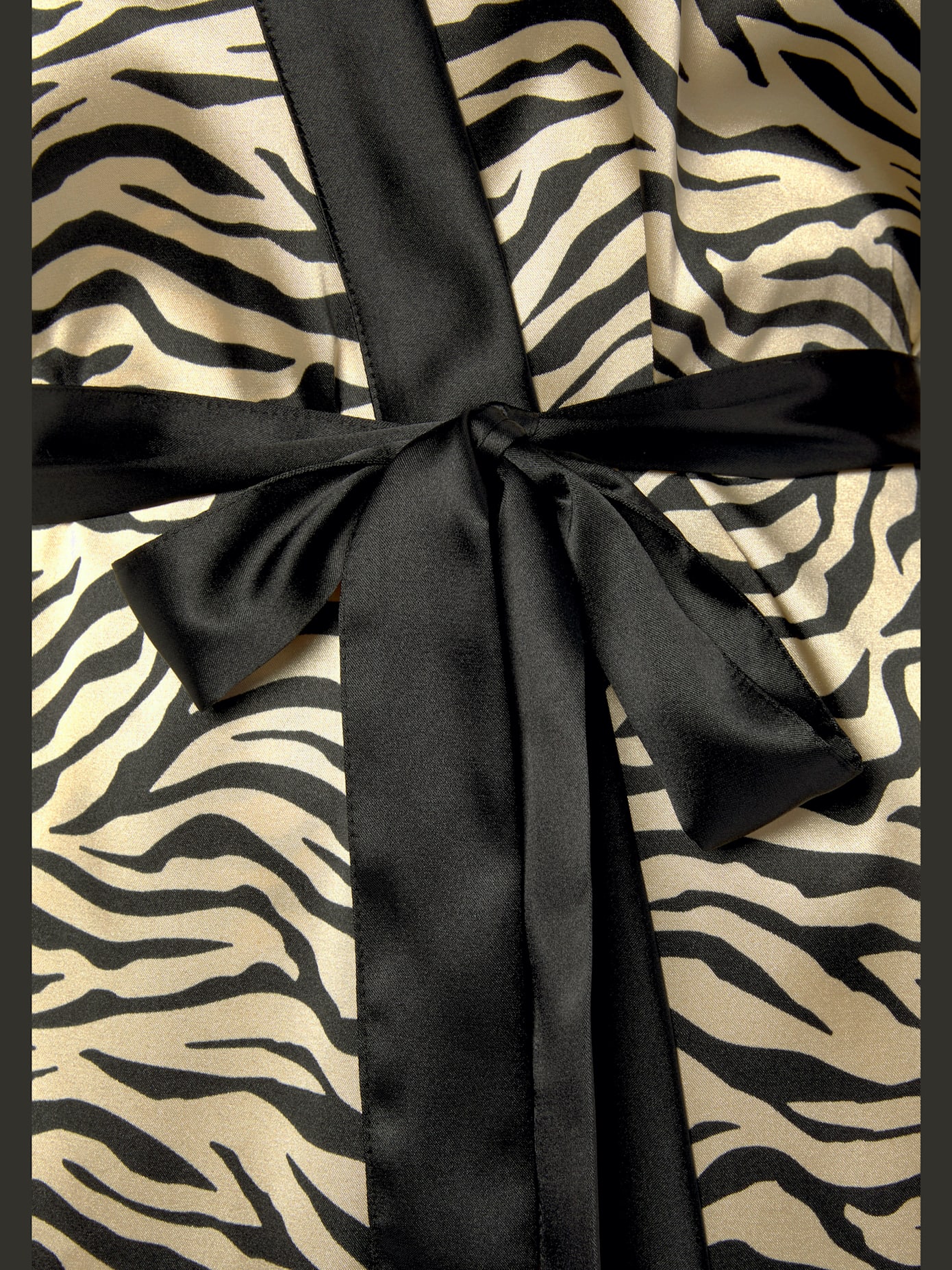 Kimono élégant à imprimé animal