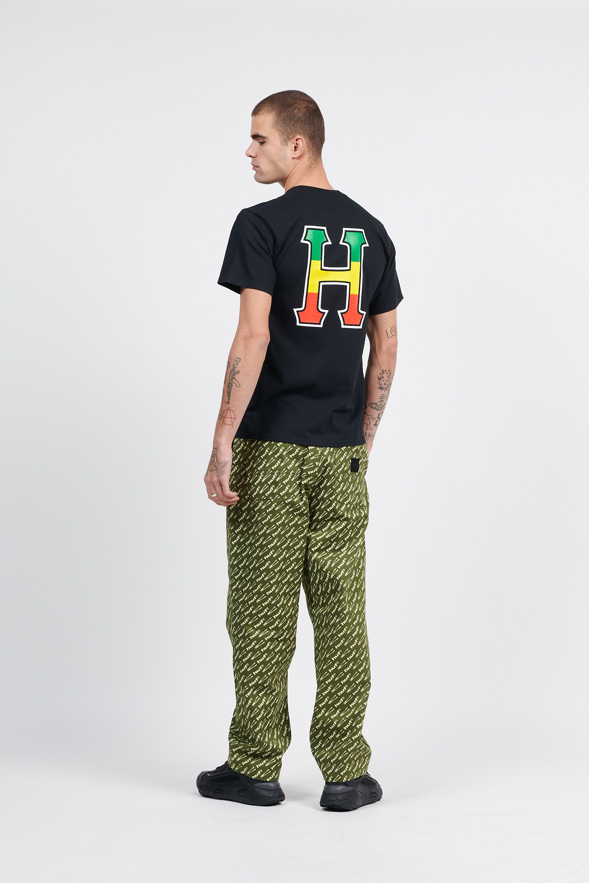 HUF T-SHIRT RIGHTEOUS Noir