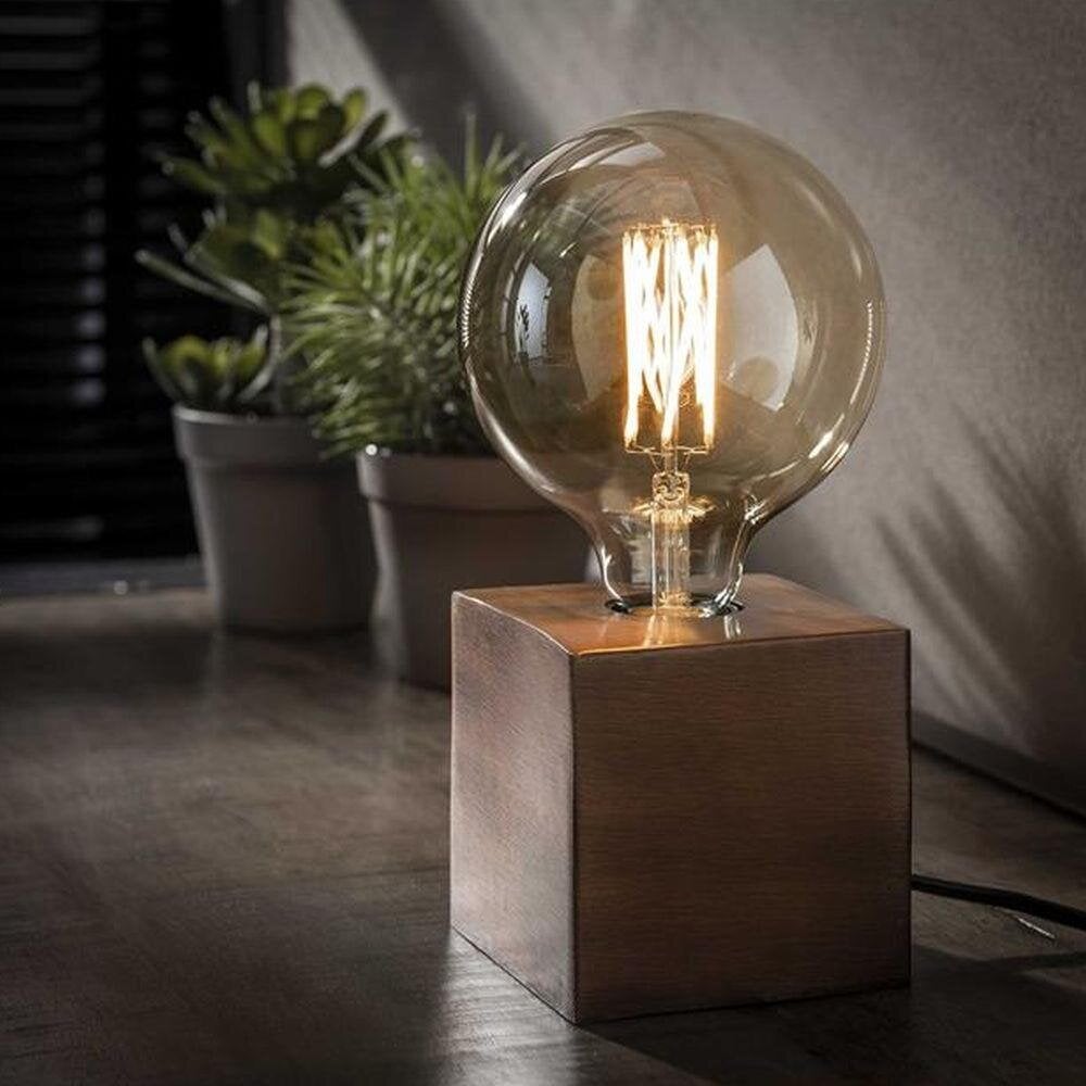 famlights | Mira tafellamp in koper E27