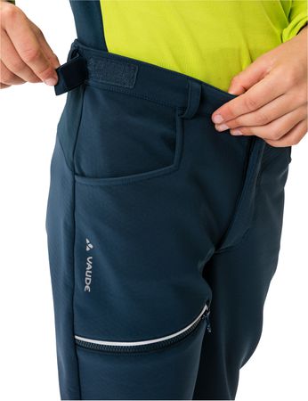 QIMSA Kinder-Softshellhose  dark sea  158164