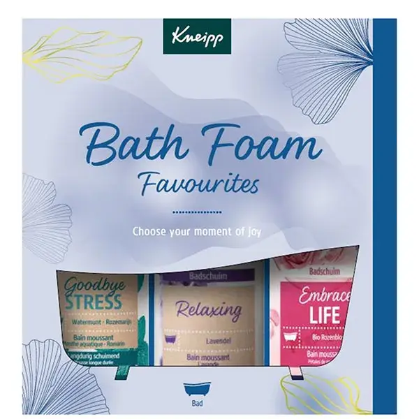 Conjunto de presente Kneipp Mini Espuma de Banho 100ml x 3