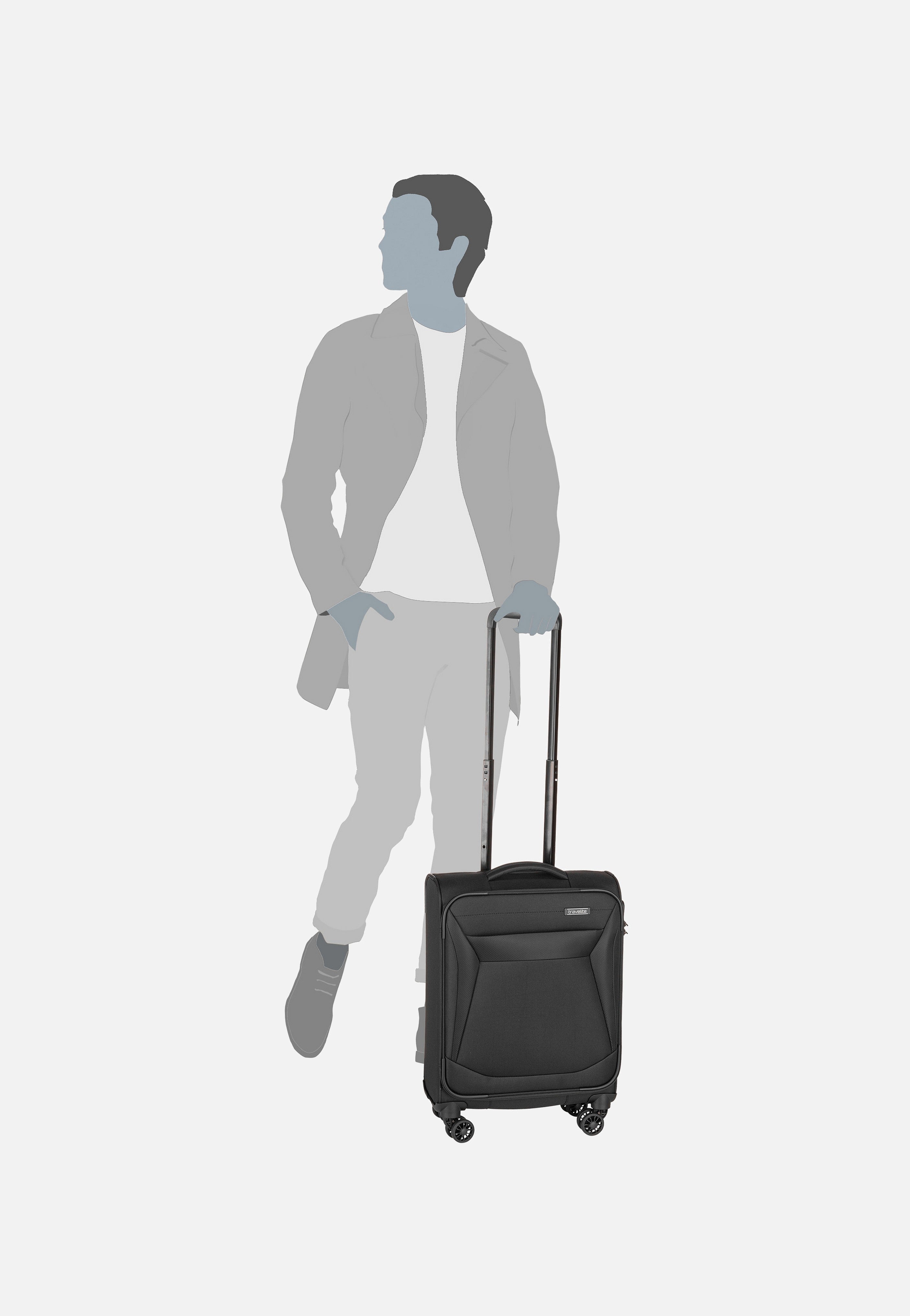 Chios 4w Trolley S Schwarz - Koffer