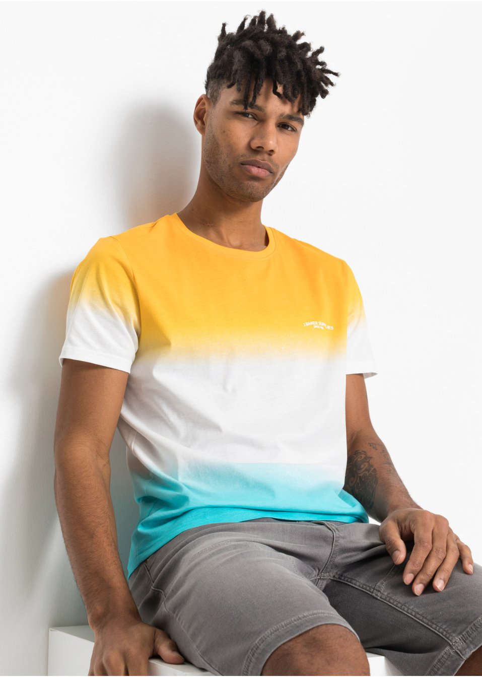 T-shirt avec dégradé de couleur