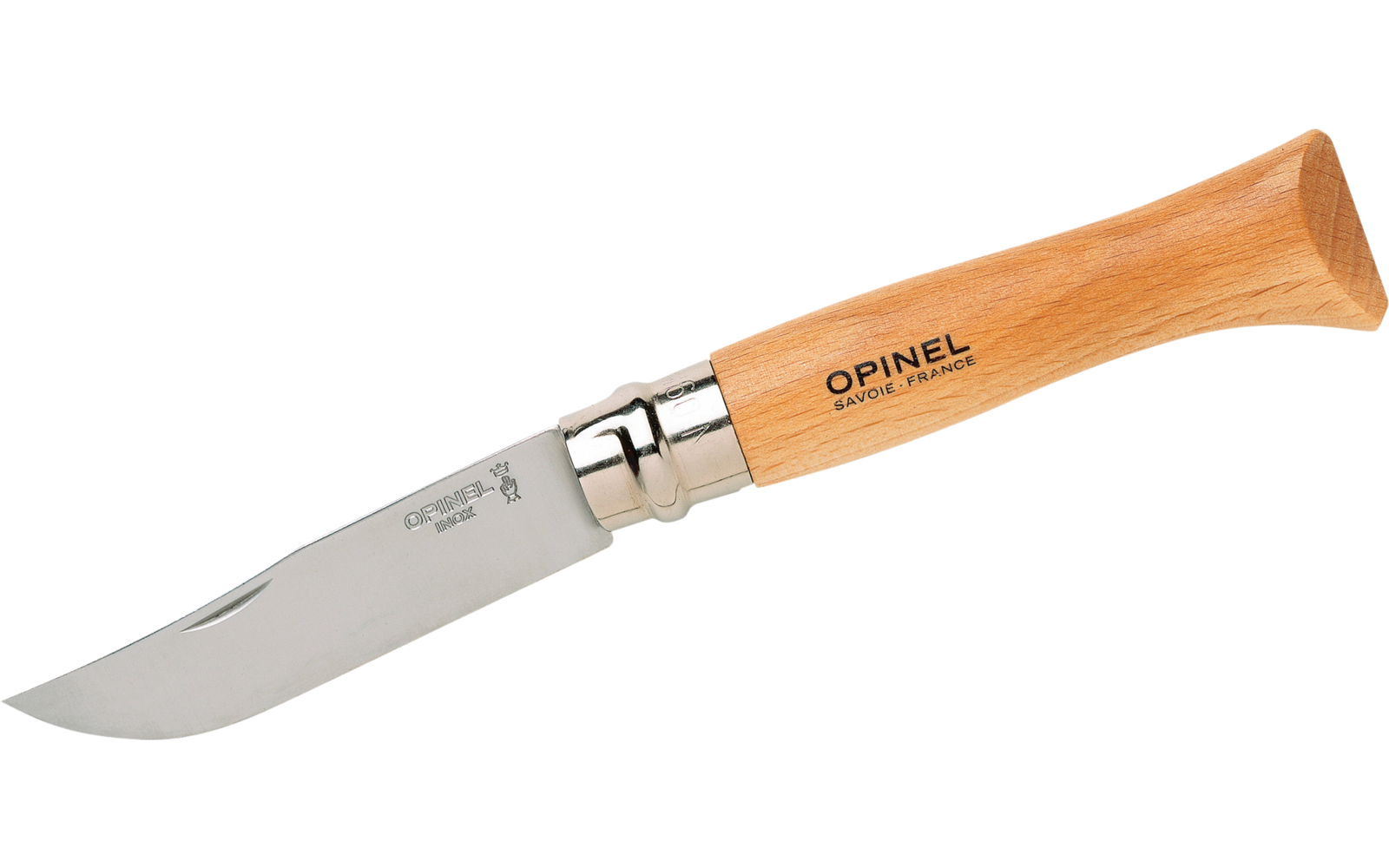 Opinel N°09 Taschenmesser Klingenlänge 9 cm rostfreier Stahl