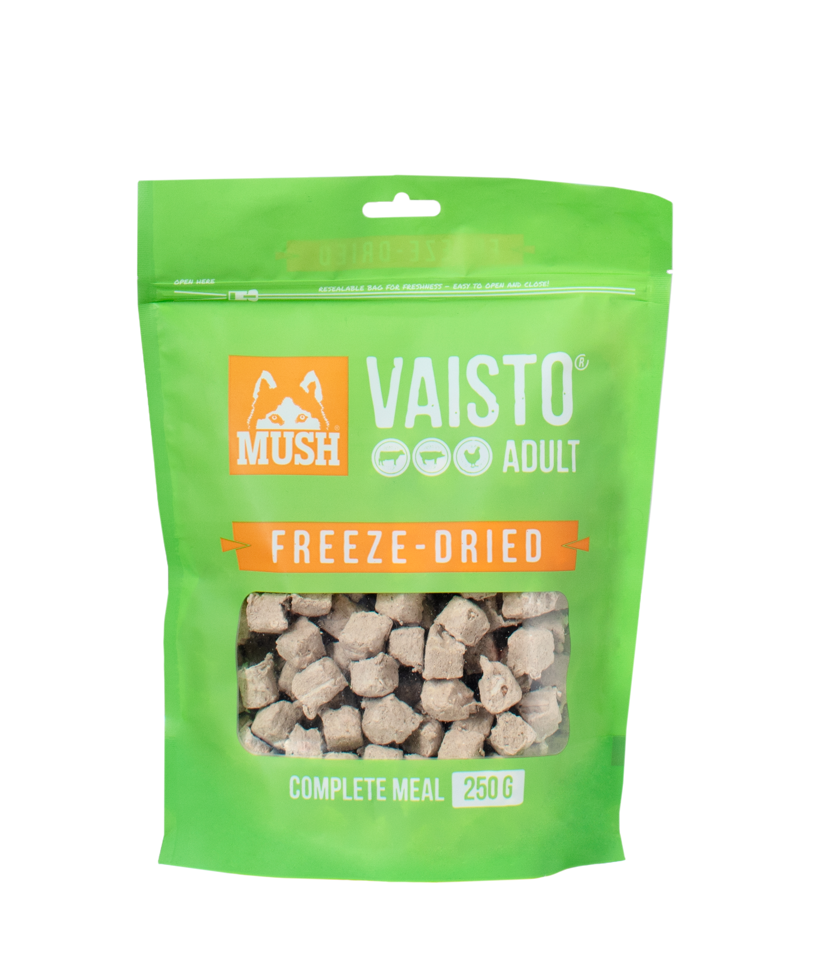 MUSH - Vaisto Grøn Fryse tørretOkse -gris -Kylling 250gr