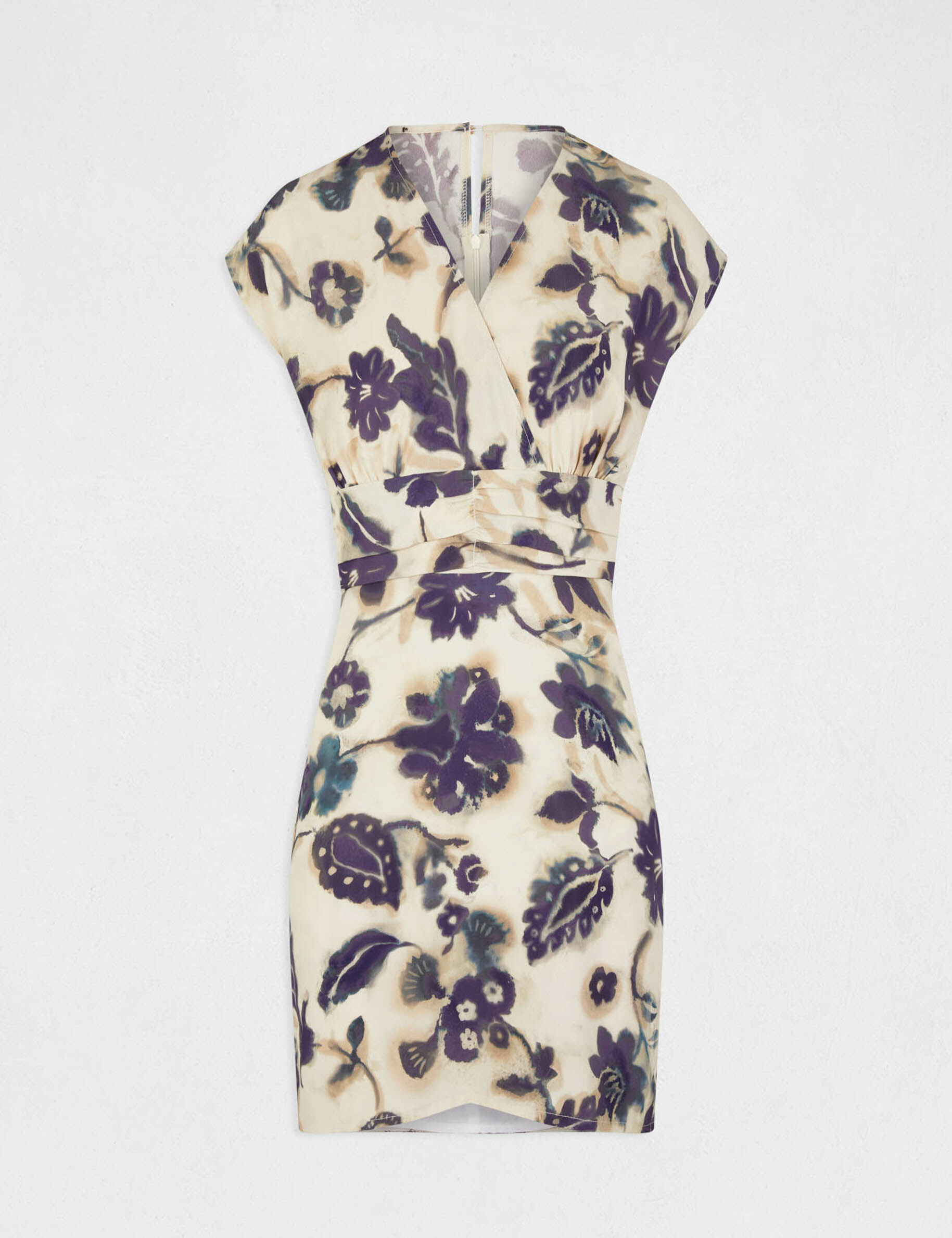 Robe ajustée imprimé floral multico femme - multico