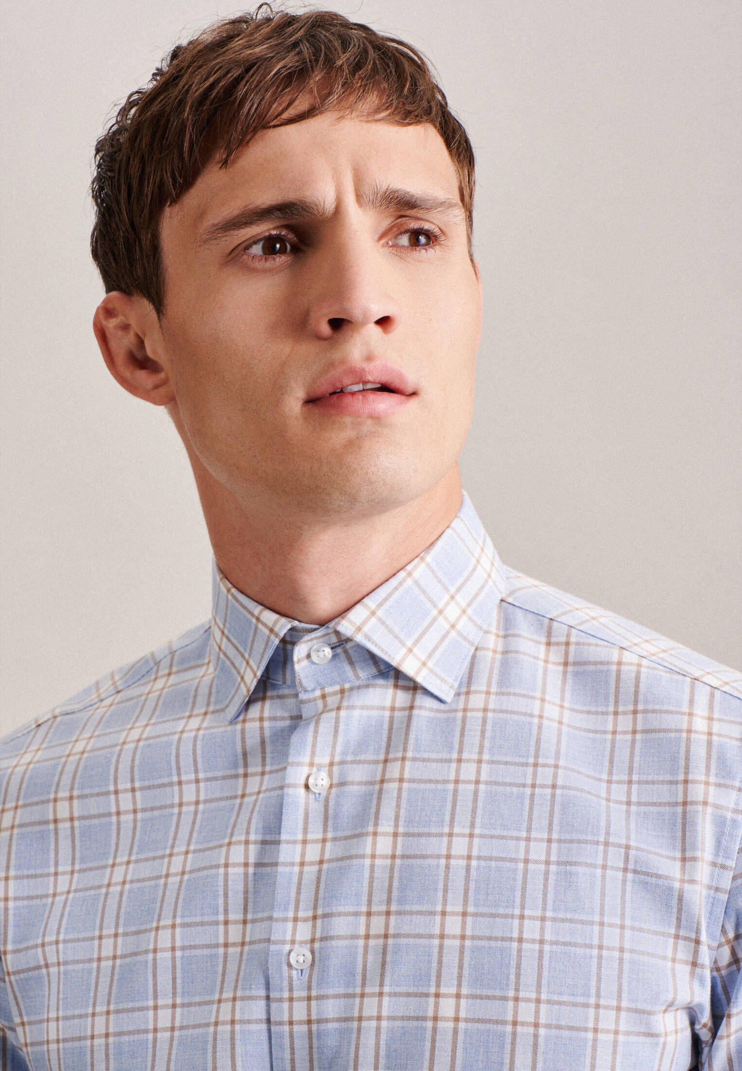 Seidensticker| Herren Flanellhemd Shaped