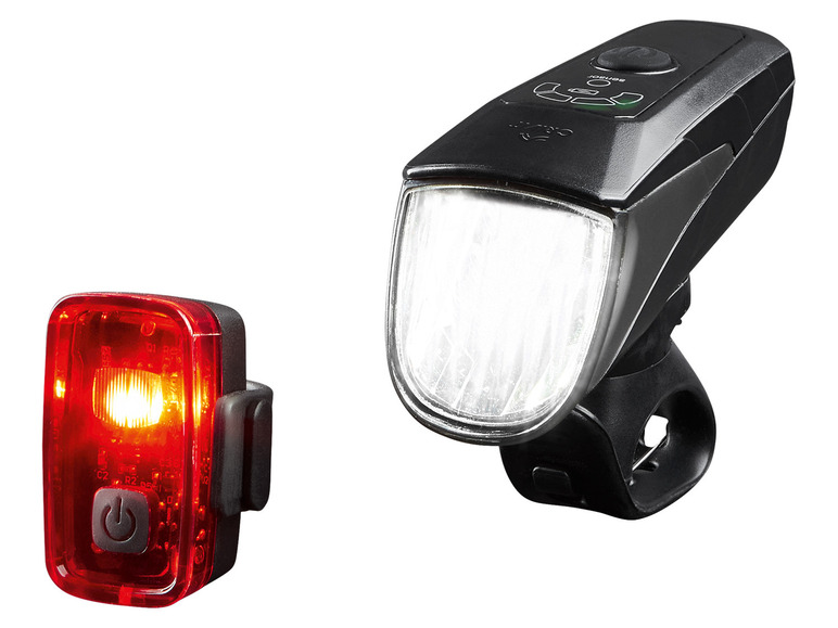 LED fietsverlichtingsset 70/30/15 lux