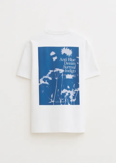 T-shirt met print surreal wit (WIT)