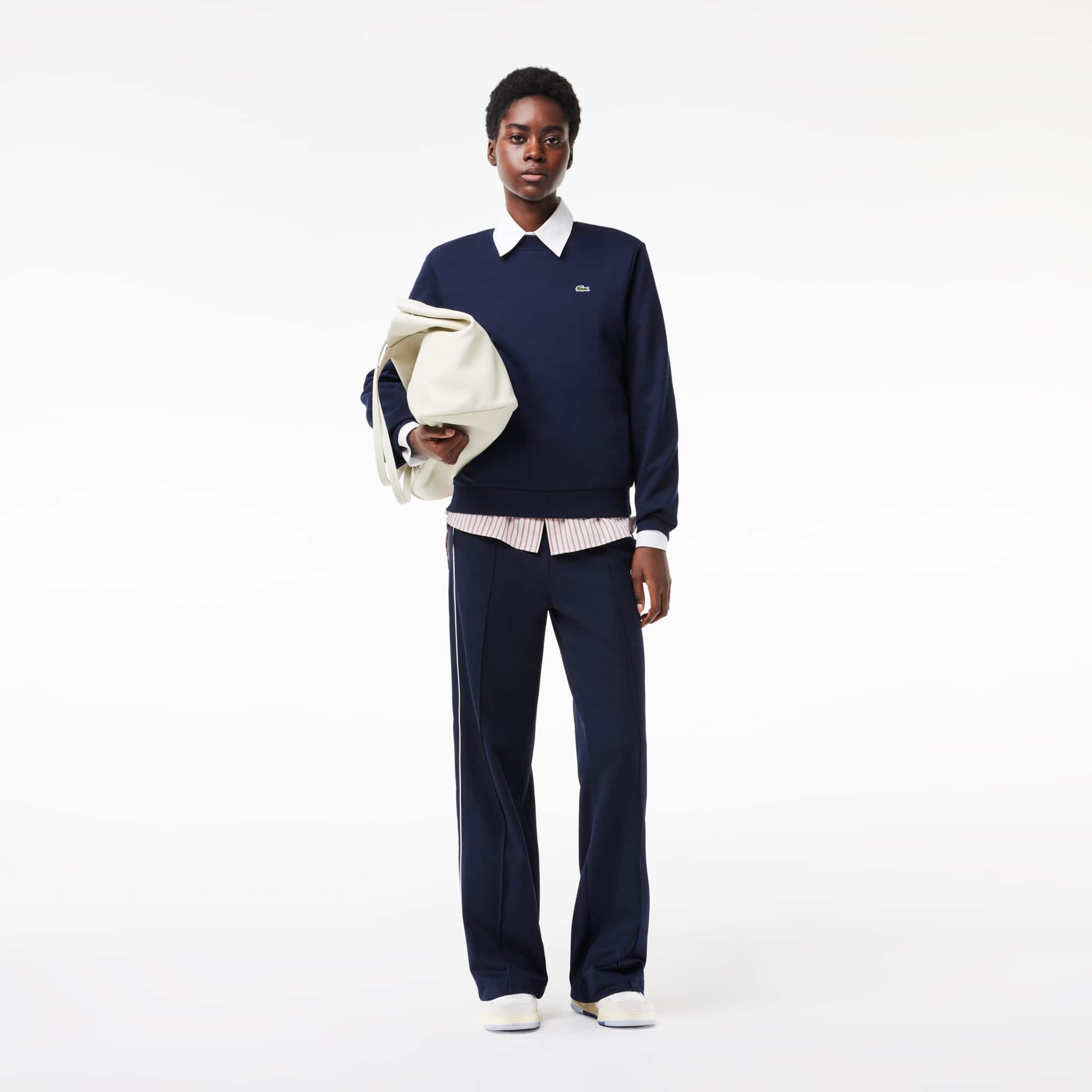 Sweatshirt Jogger femme Lacoste en molleton Sweatshirts - Bleu - Lacoste - Femme