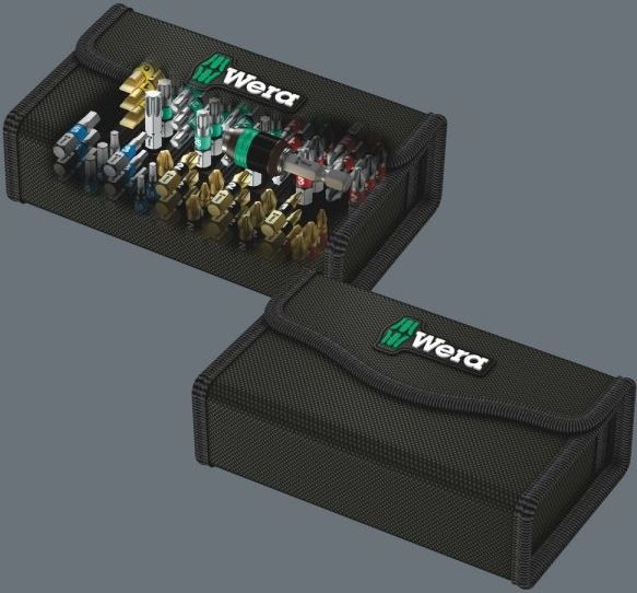 Wera - 5057450001 - Bit-Safe Universal Bitset - 43-delig - Inclusief Etui