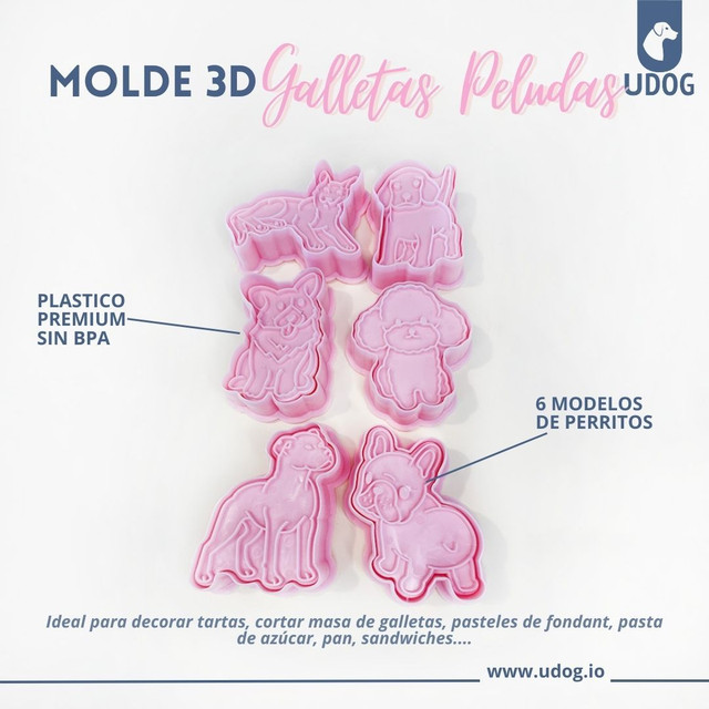 Molde 3D para biscoitos peludos