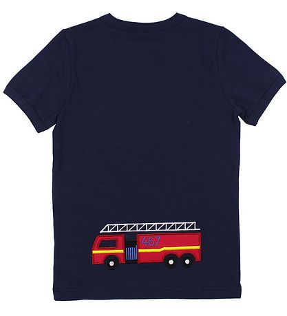 Freds WoRød T-shirt - Navy m. Brandmand