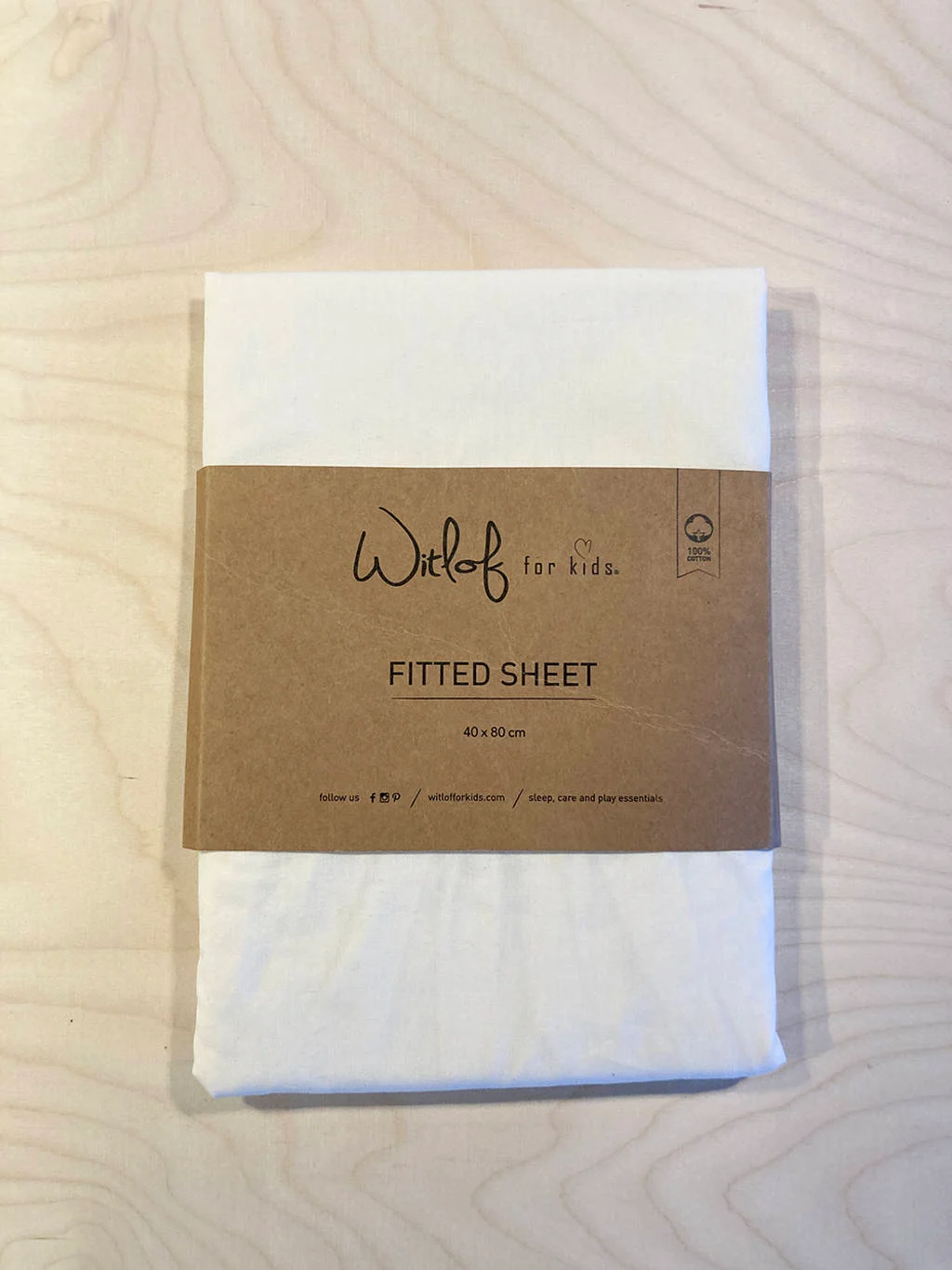 wieg hoeslaken Off White
