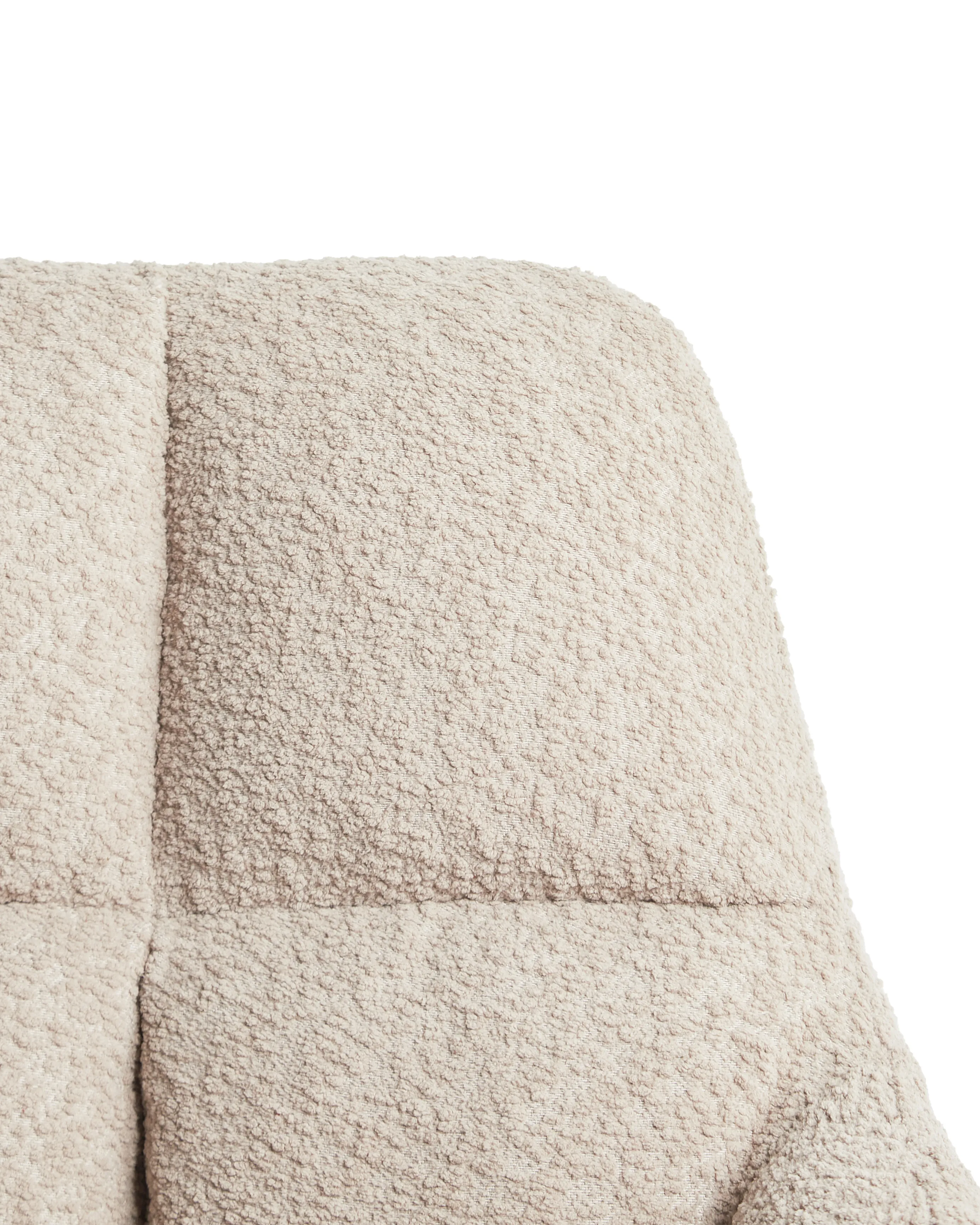 Bureaustoel PALMDALE Bouclé Beige