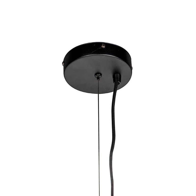 Design hanglamp rond zwart 70 cm - Dos