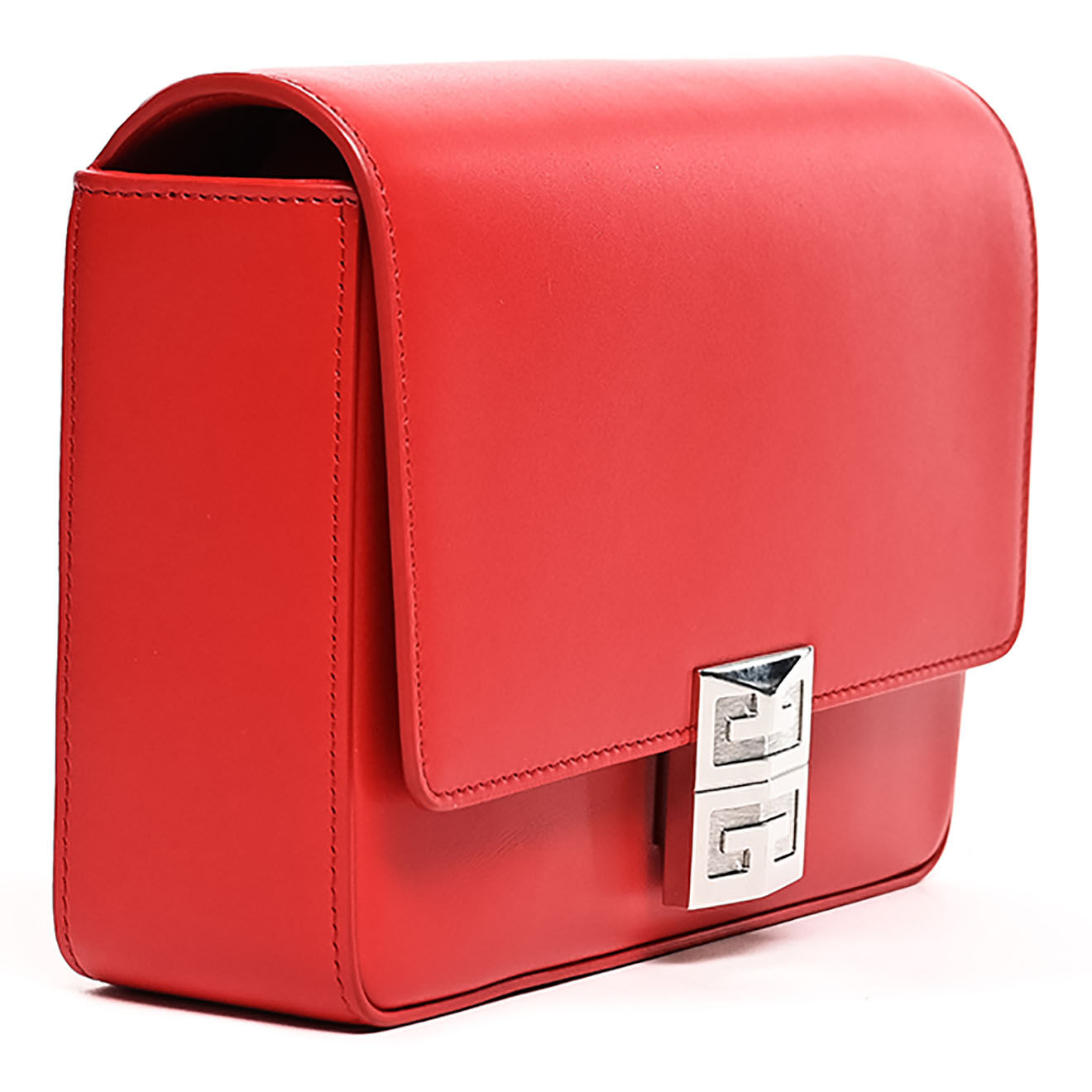 Givenchy Sac bandoulière 4G en Cuir rouge - Neuf avec étiquette - L.21 cm