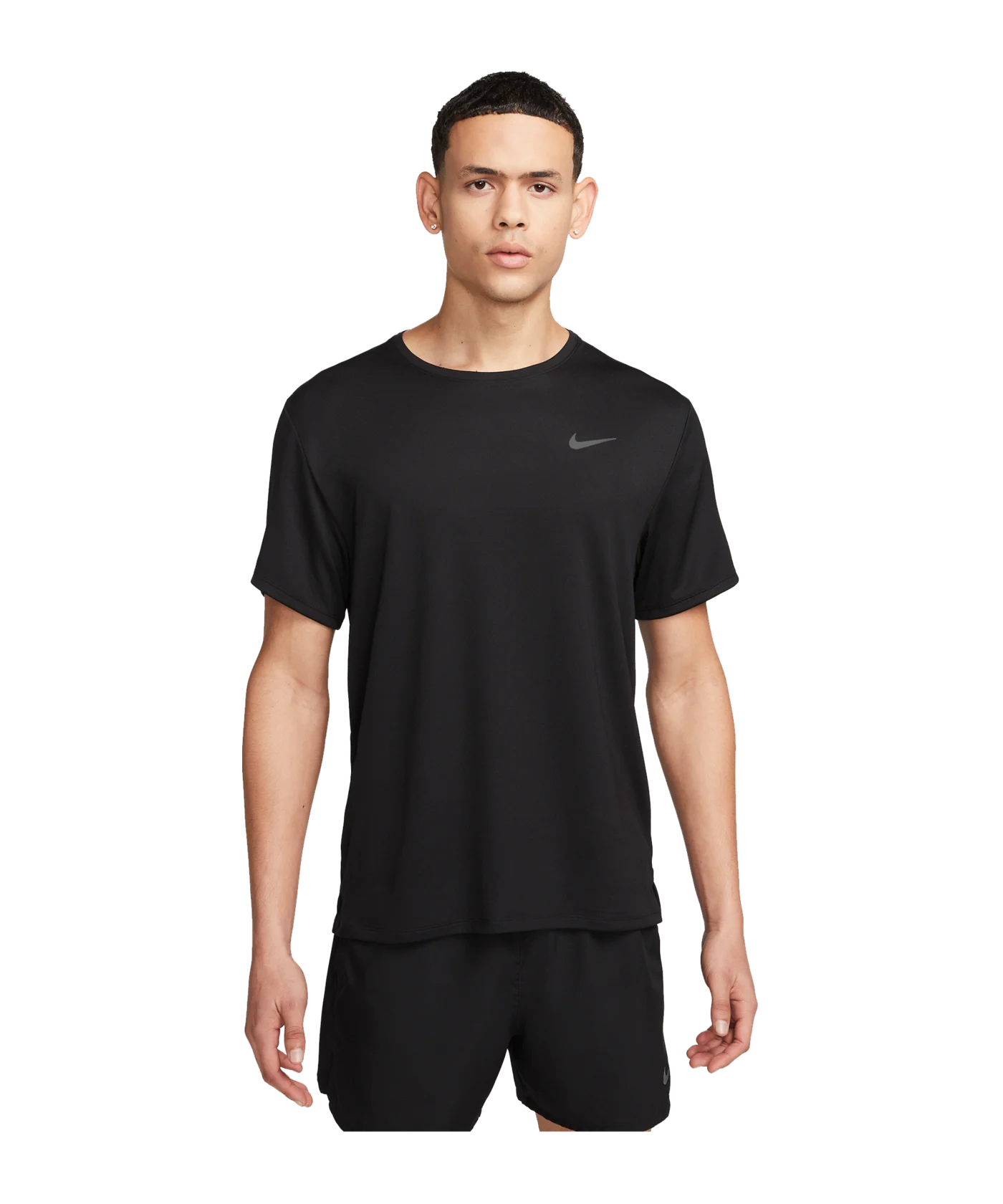 Nike UV Miler T-Shirt Schwarz F010