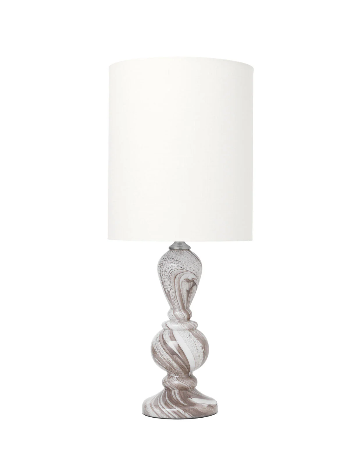 Cozy Living  Christine lampe - Taupe Swirl/Ivory