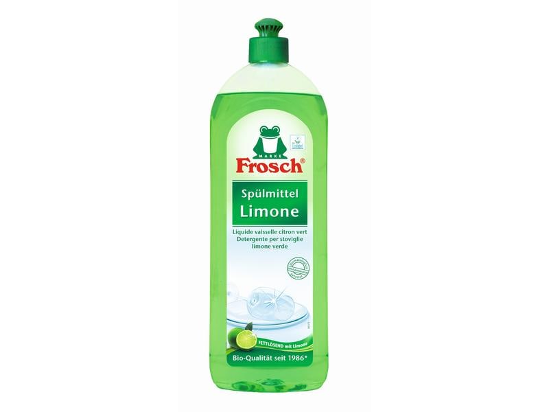 Frosch Handspülmittel Limone 1 l Umweltfreundliches, pH-hautneutrales Spülmittel mit Limonenfrische