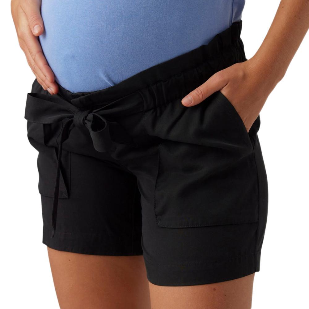Mamalicious Short de Grossesse Noir Femme Mamalicious Bethune Woven