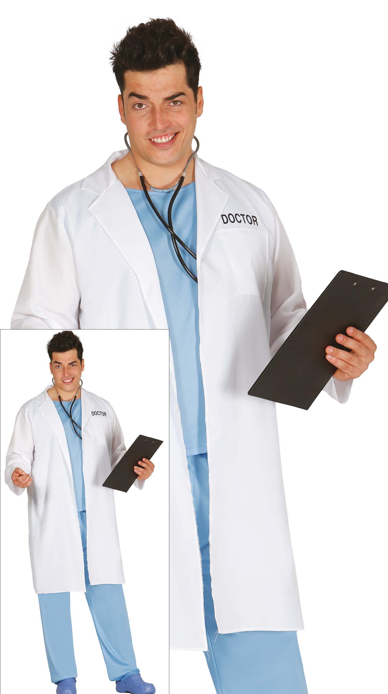 Dokter Kostuum Wit Heren