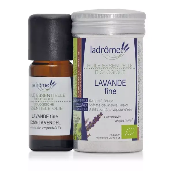 Óleo Essencial de Lavanda Orgânica Fina Ladrome 10ml