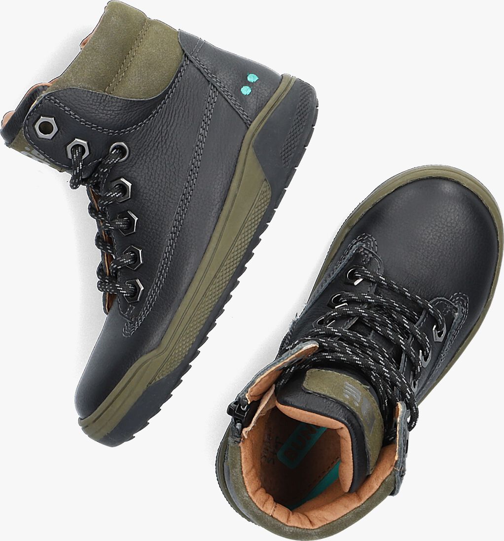 BUNNIESJR zwarte bunniesjr veterboots remco rock