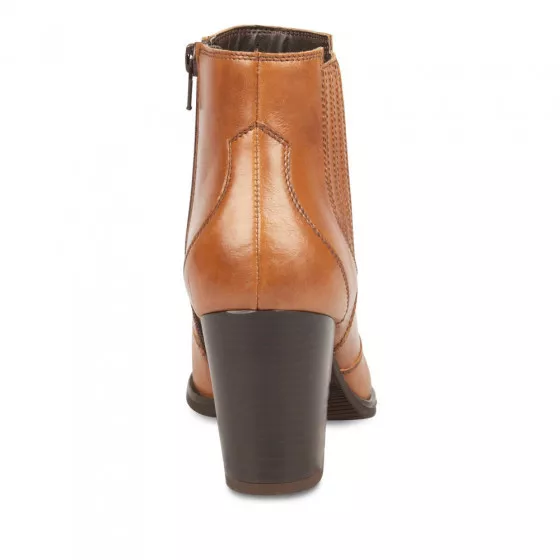 Bottines COGNAC MEGIS ELEGANT