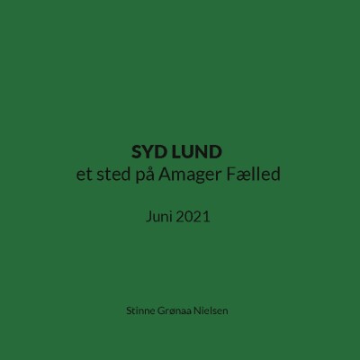 Syd Lund Et Sted På Amager Fælled - Stinne Grønaa Nielsen - Bog