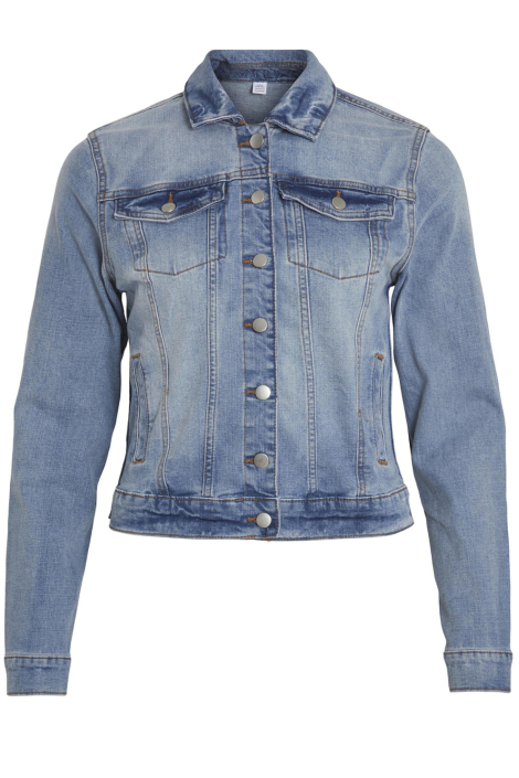 Vila blauwe dames jas