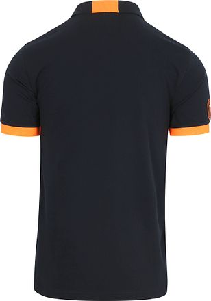 Sun68 Poloshirt Logo Fluo Navy A35122-07 kopen