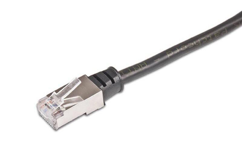 Patchkabel RJ-45 - RJ-45, Cat 5e, F/UTP, 15 m, SchwarzCat.5e-Patchkabel, 15 m