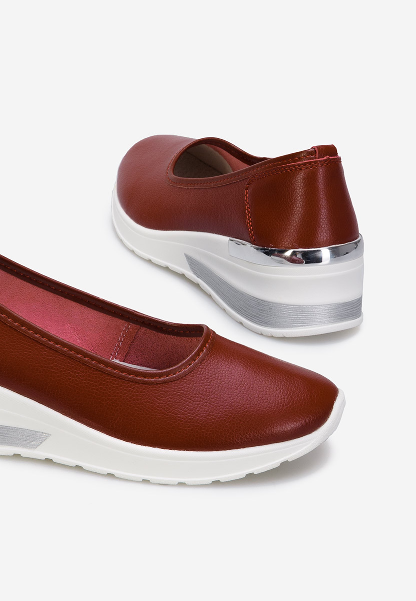 Chaussures à plateforme bordeaux Morgan
