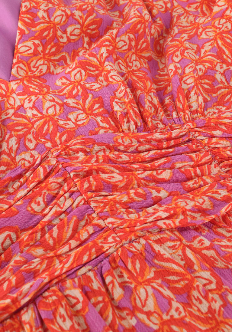 CIRCLE OF TRUST oranje circle of trust mini jurk elvy dress