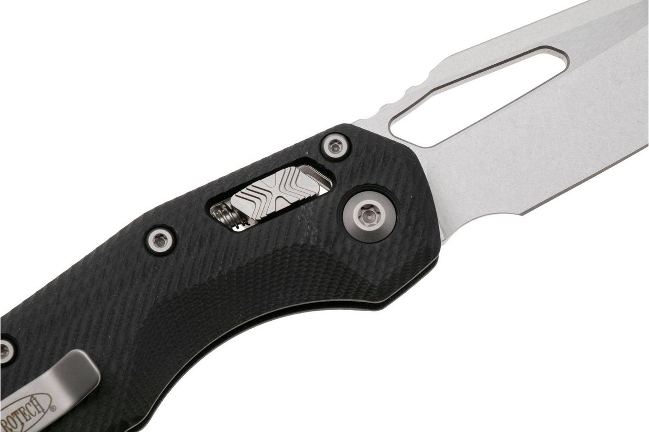 Microtech MSI Standard Issue 210-10FLGTBK, Stonewashed M390MK, Fluted Black G10 zakmes
