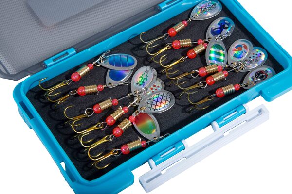 Boîte avec assortiment de cuillères Fish4All Spinner Box 6cm (3.7g) (12pcs)
