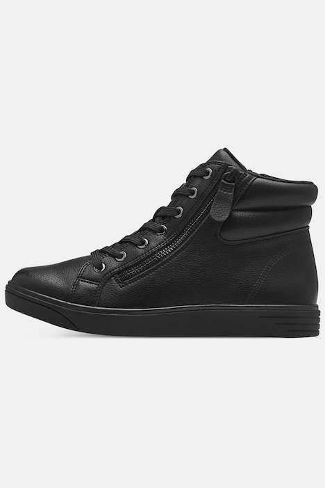 Leder-Sneaker, Jana Shoes, Wechselfußbett, Zipper
