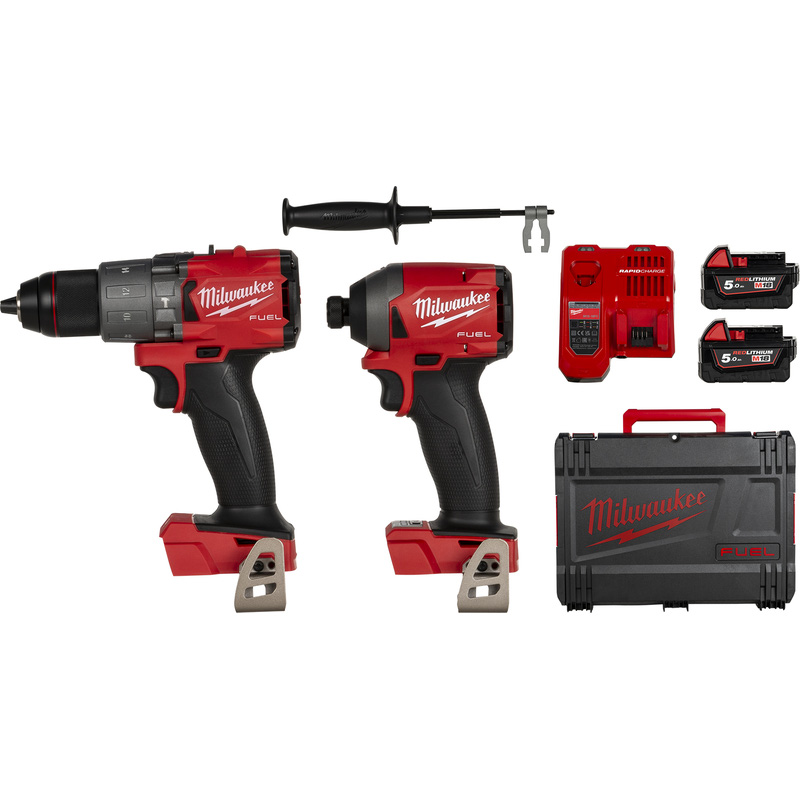Milwaukee M18 FPP2A2-502X combopack 18V 2x 5,0Ah Li-ion