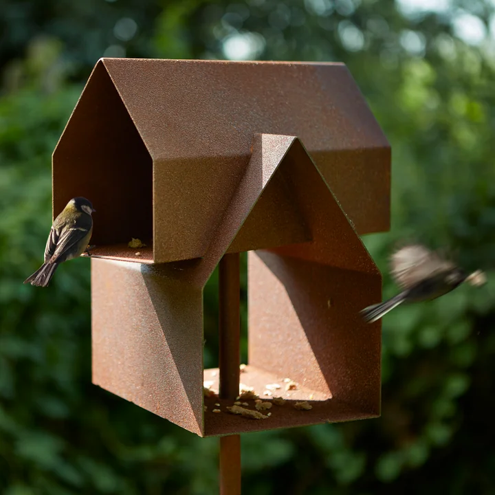 Frederik Roijé - Size Matters Vogelhäuschen, corrosion brown