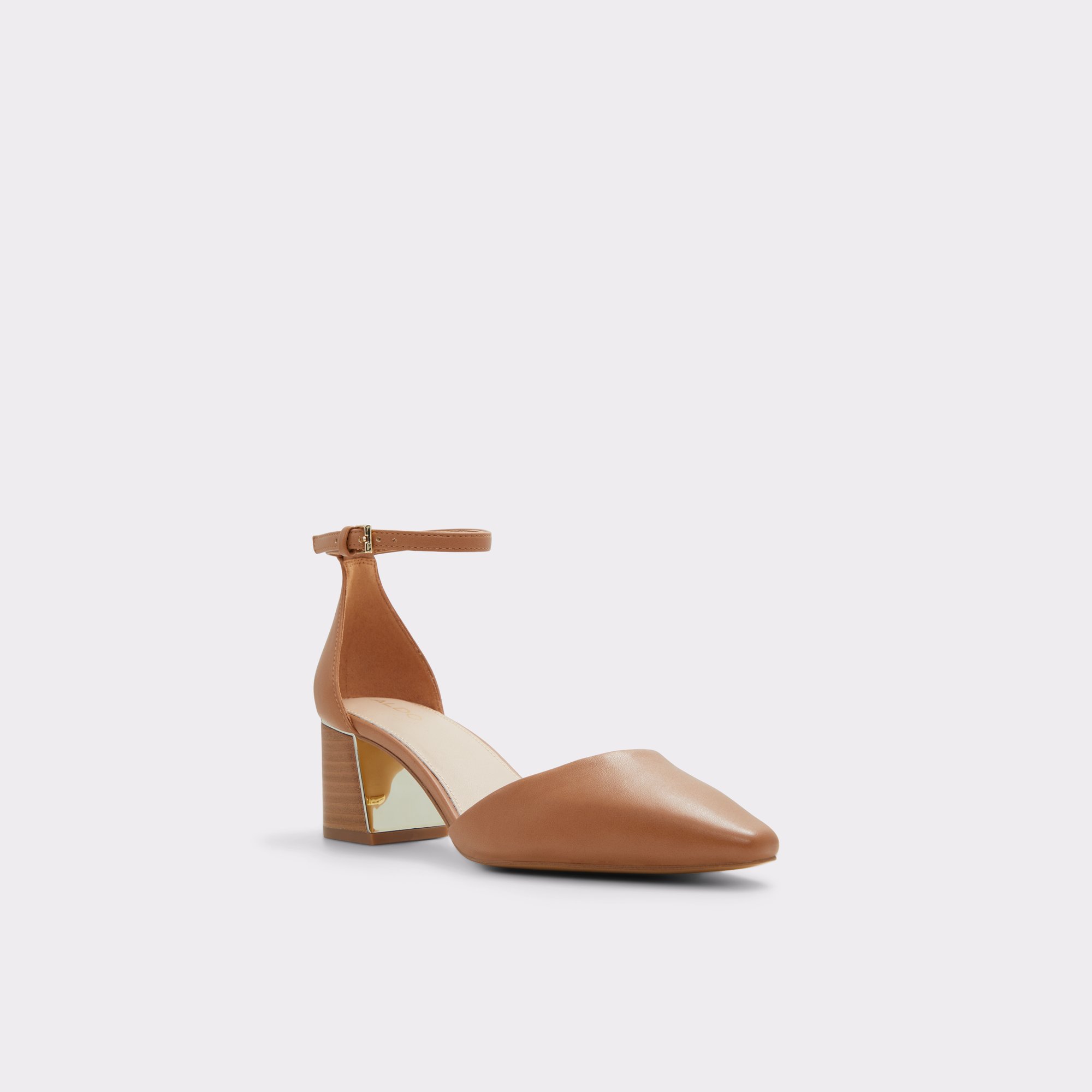 Tinctum Dark Beige Women Block Heels