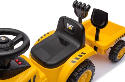 Caterpillar Gåbil med Tilhenger, Gul