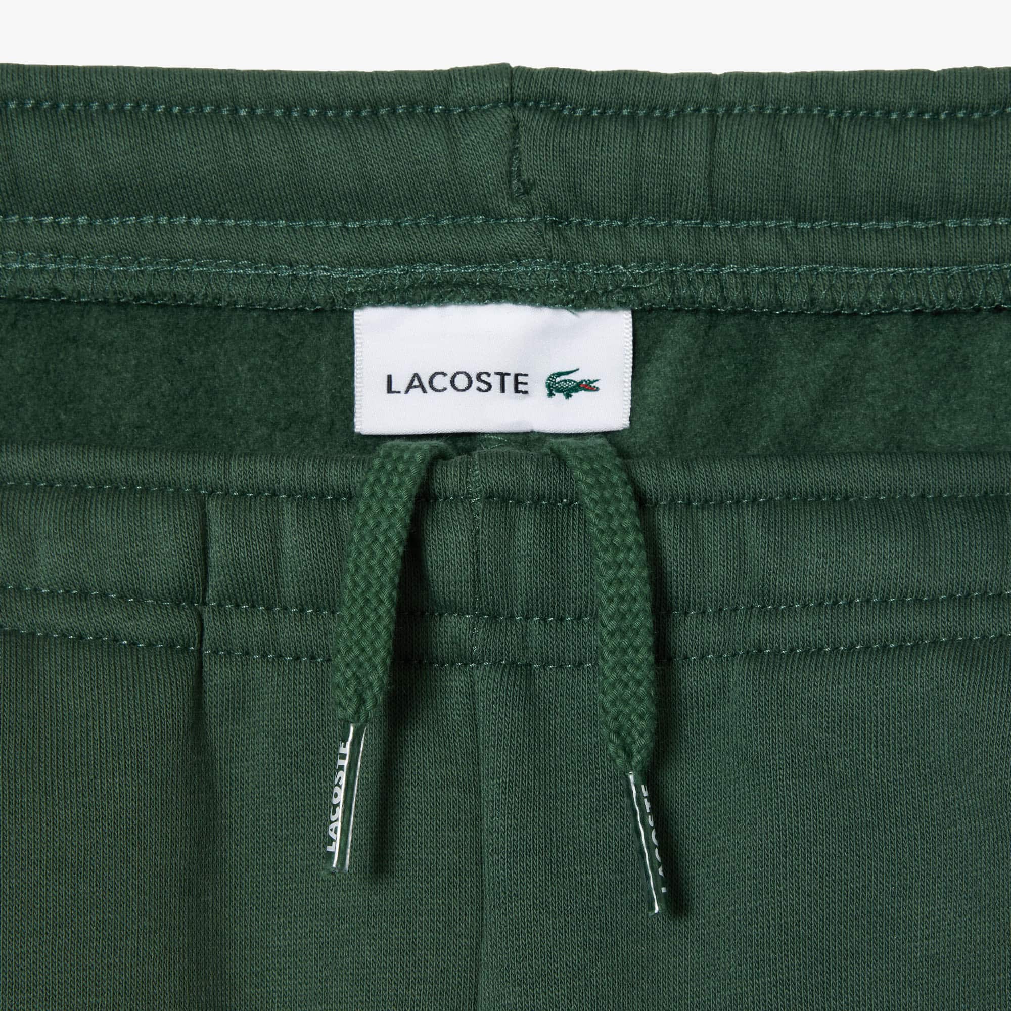 Short enfant Lacoste à bandes colorées en coton biologique Pantalons & Shorts - Vert - Lacoste - Enfant