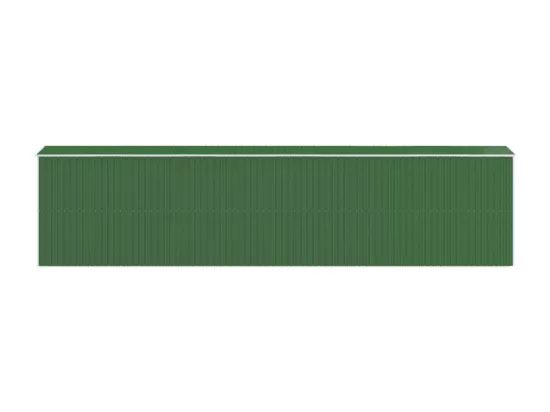 Abri de jardin Vert 192x855x223 cm Acier galvanisé