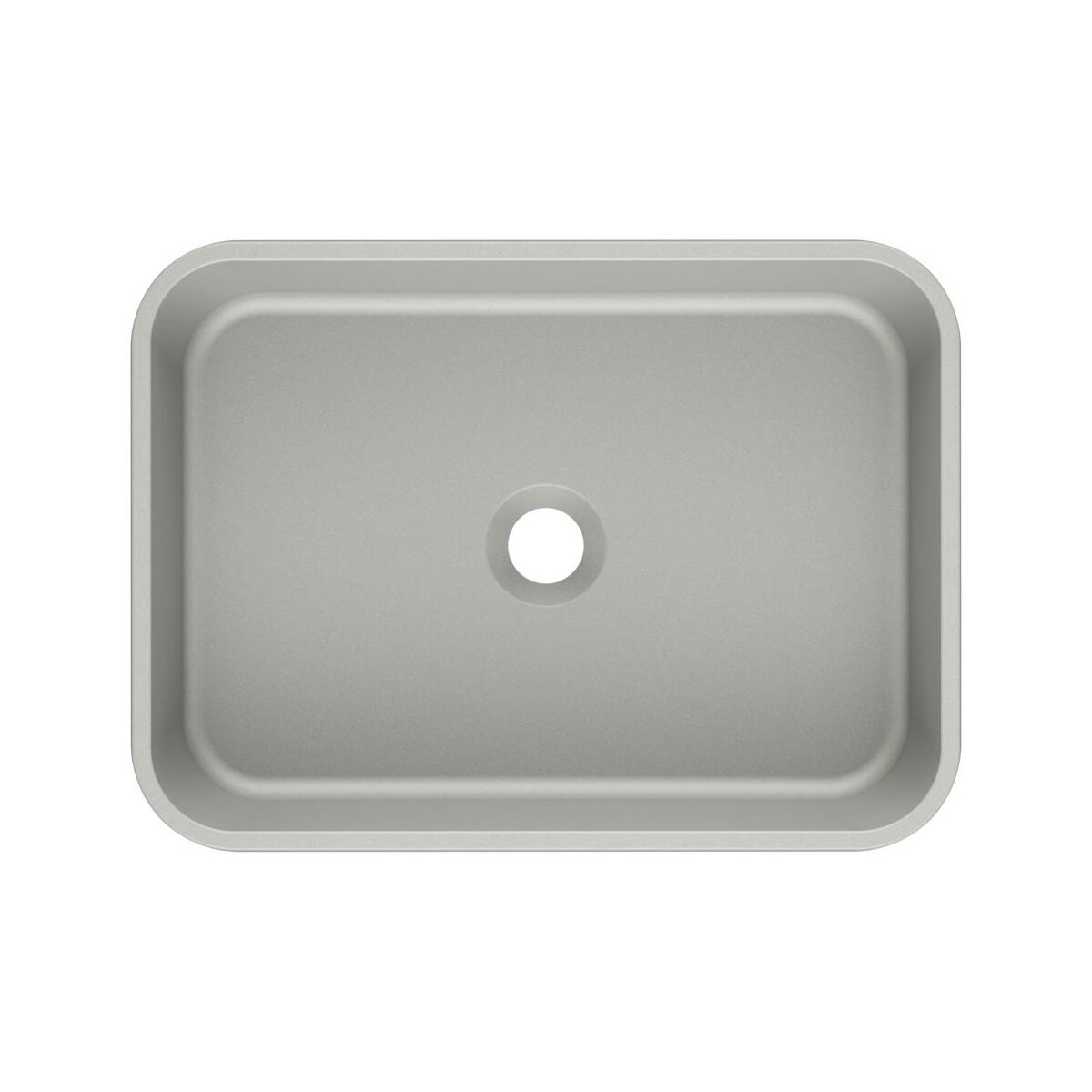 Kerra Cres E wastafel 50x37x12.5cm licht grijs
