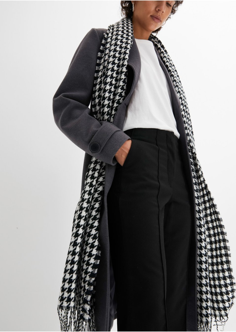 Pantalon Flared avec revers