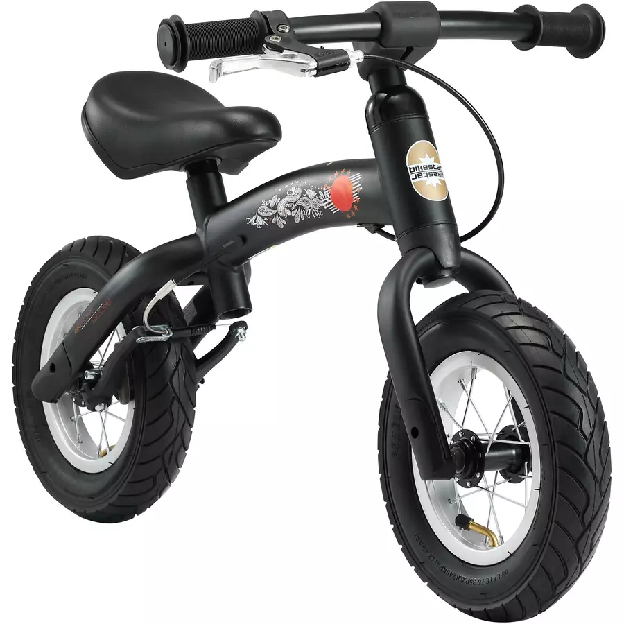 Bikestar Laufrad 10 Zoll Sport Flex schwarz