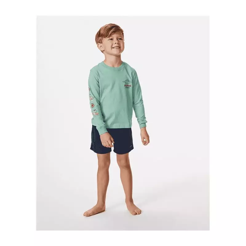 Teeshirt junior RIPCURL Shred Town Ls Tee - Boy Dusty Green