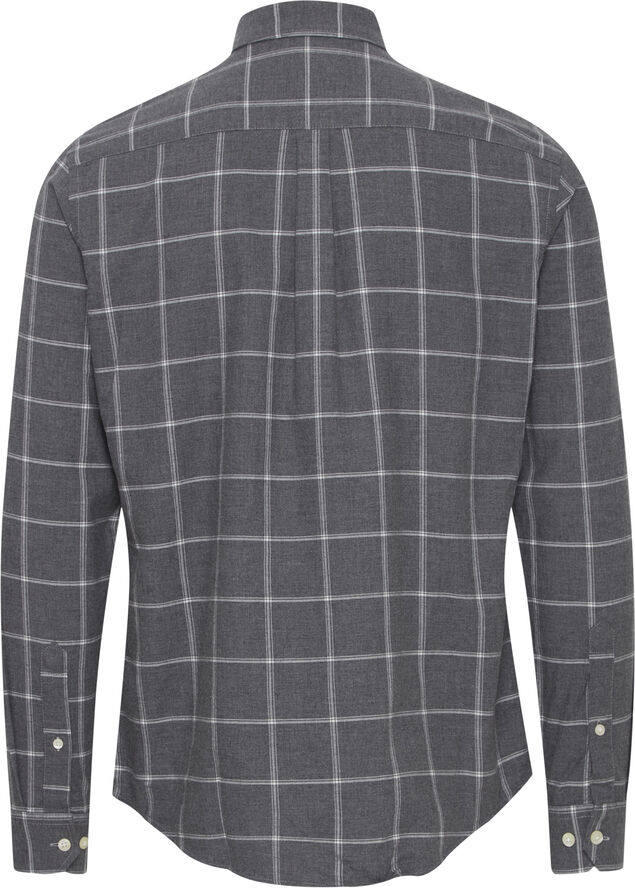 Casual Friday CFANTON LS BD big checked shirt Pewter mix