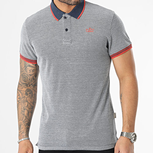 Polo Manches Courtes 20715192 Bleu Marine Chiné